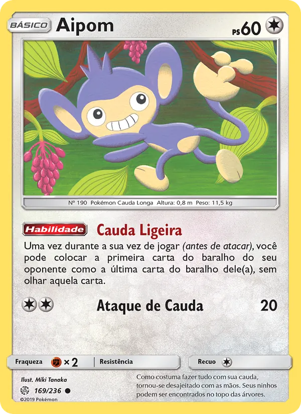 Aipom Eclipse Cósmico 169/236