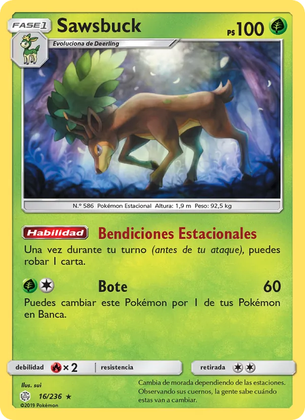 Sawsbuck Eclipse Cósmico 16/236