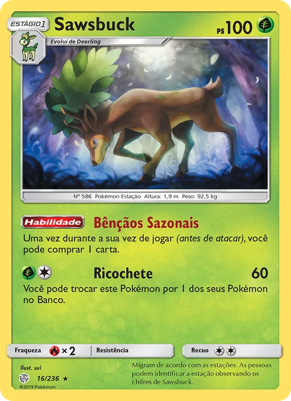 Sawsbuck Eclipse Cósmico 16/236