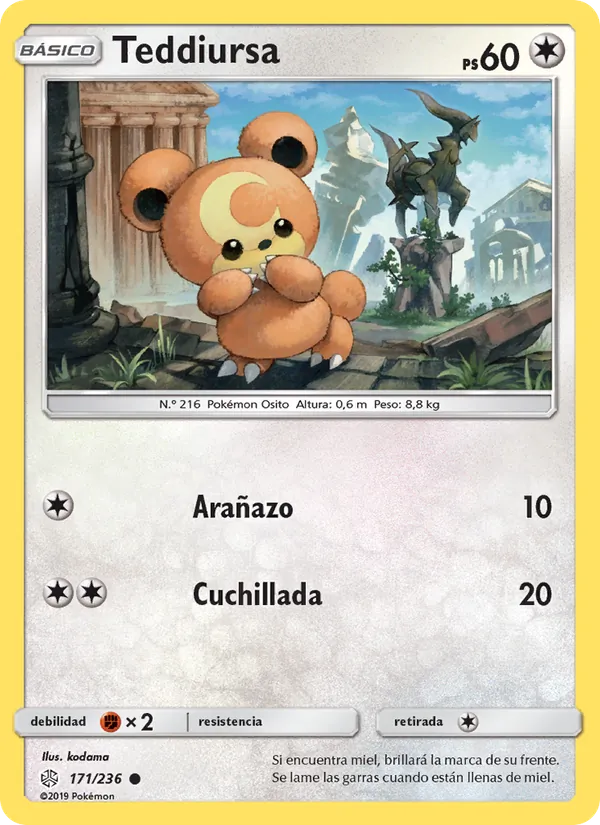 Teddiursa Eclipse Cósmico 171/236