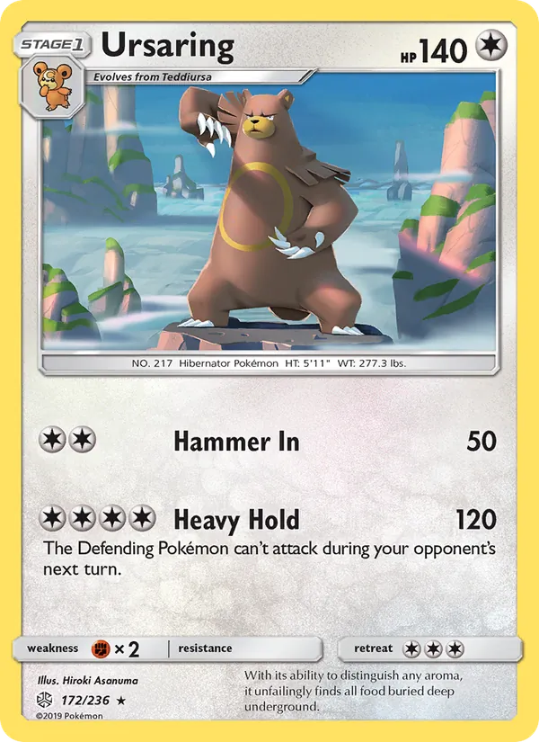 Ursaring Cosmic Eclipse 172/236