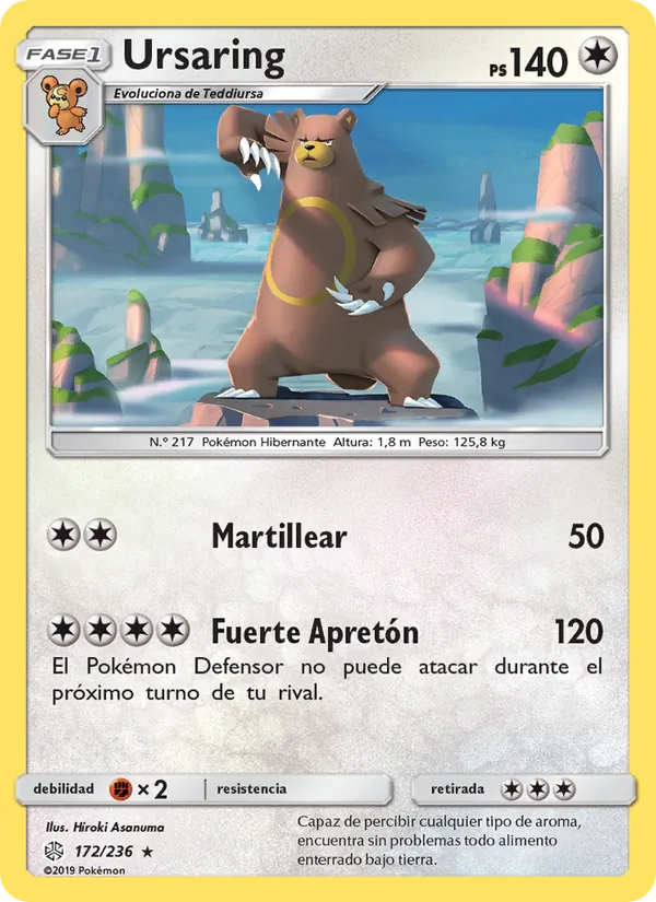 Ursaring Eclipse Cósmico 172/236