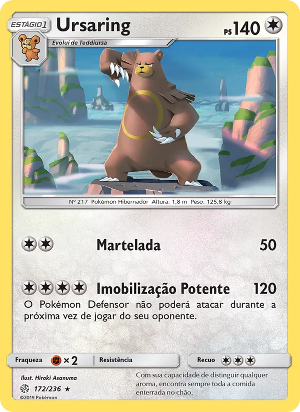 Ursaring Eclipse Cósmico 172/236