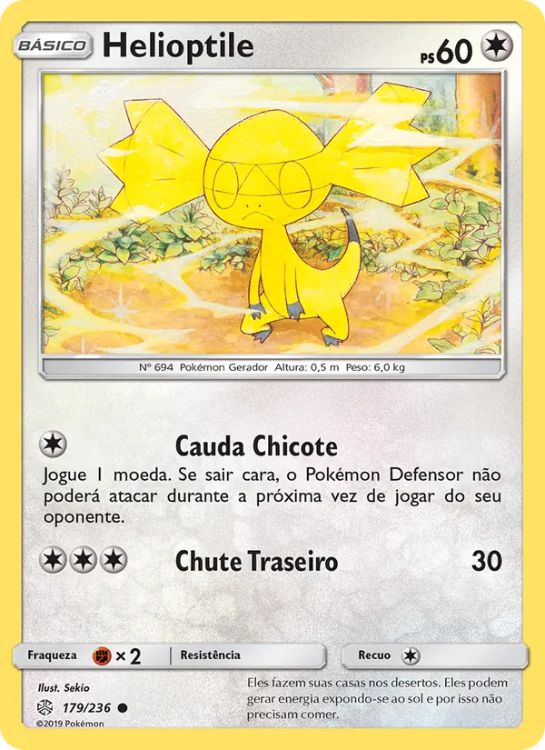Helioptile Eclipse Cósmico 179/236