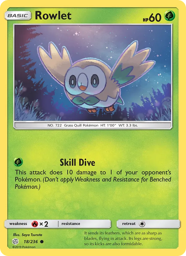 Rowlet Cosmic Eclipse 18/236