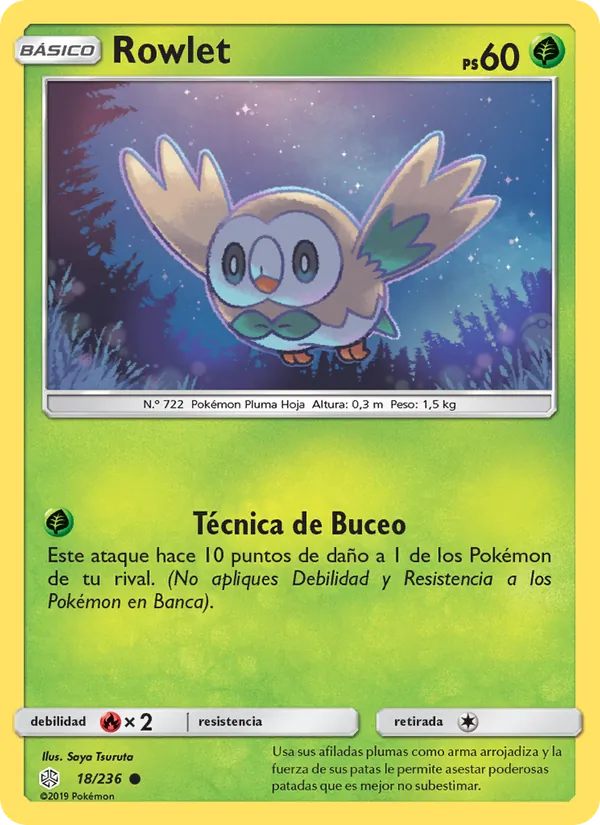 Rowlet Eclipse Cósmico 18/236
