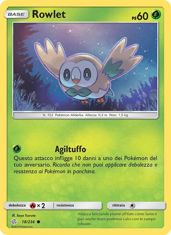 Rowlet Eclissi Cosmica 18/236
