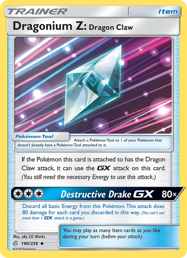 Dragonium Z: Dragon Claw Cosmic Eclipse 190/236