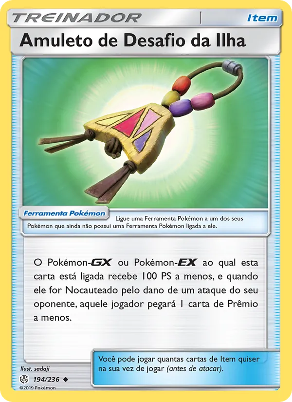 Amuleto de Desafio da Ilha Eclipse Cósmico 194/236