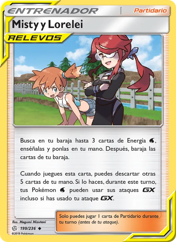 Misty y Lorelei Eclipse Cósmico 199/236