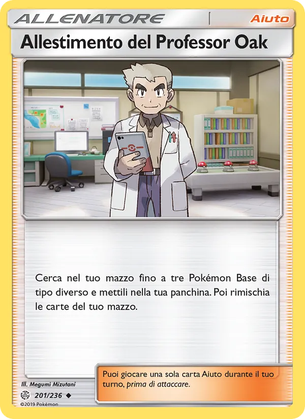 Allestimento del Professor Oak Eclissi Cosmica 201/236