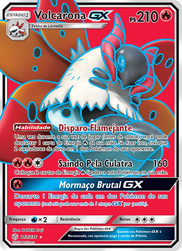 Volcarona GX Eclipse Cósmico 213/236