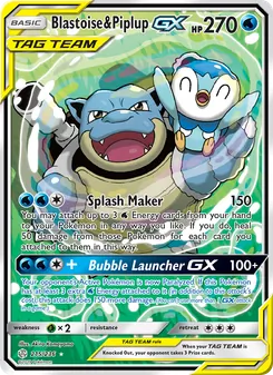 Blastoise & Piplup GX