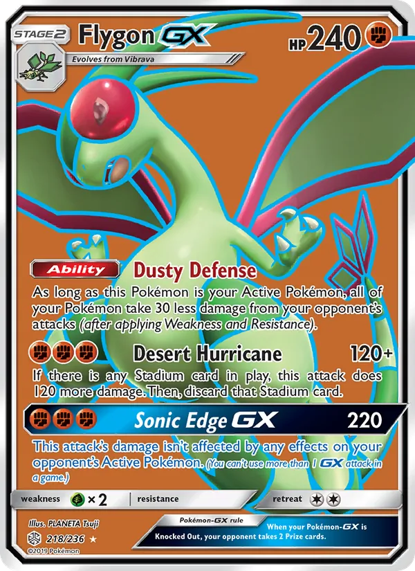 Flygon GX Cosmic Eclipse 218/236
