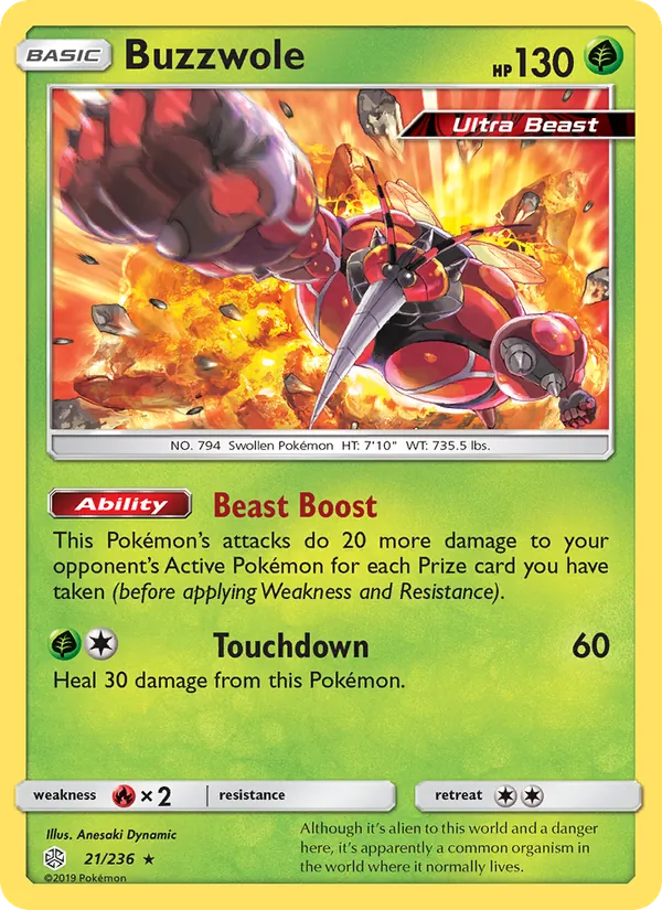 Buzzwole Cosmic Eclipse 21/236