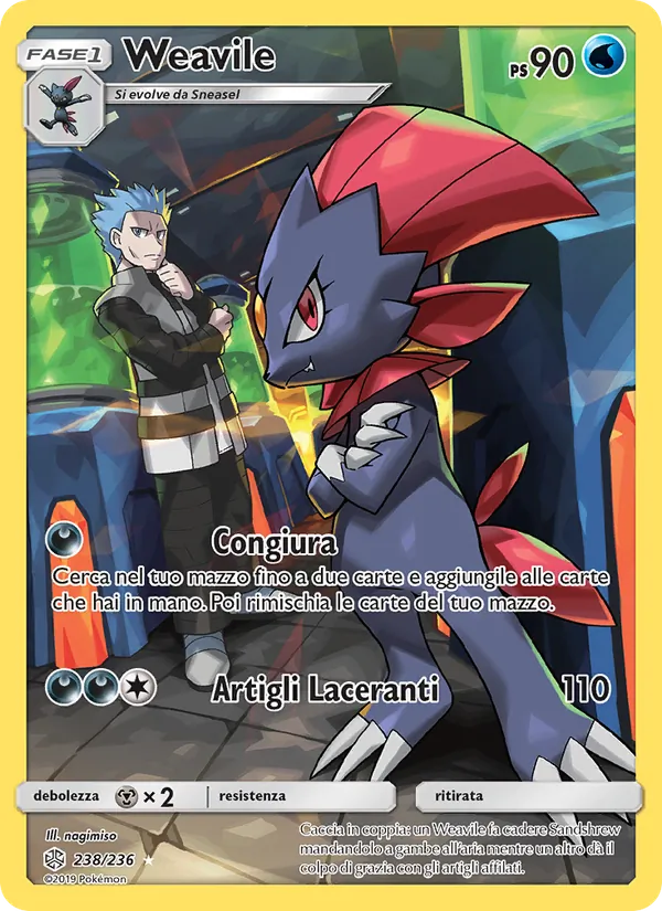 Weavile Eclissi Cosmica 238/236