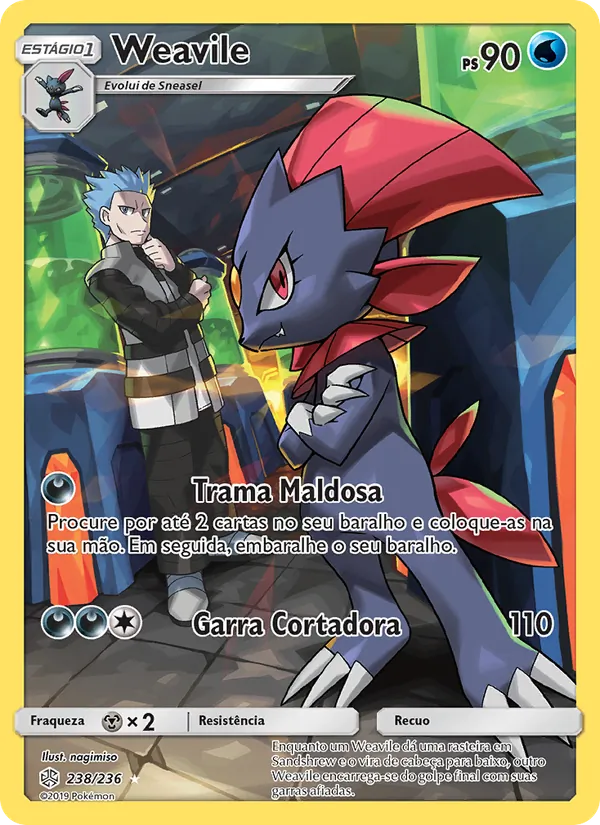 Weavile Eclipse Cósmico 238/236