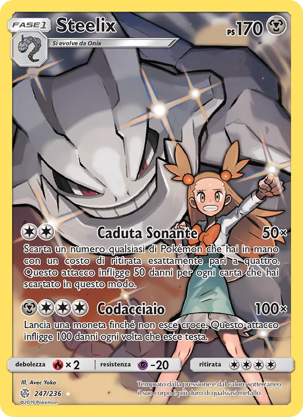 Steelix Eclissi Cosmica 247/236