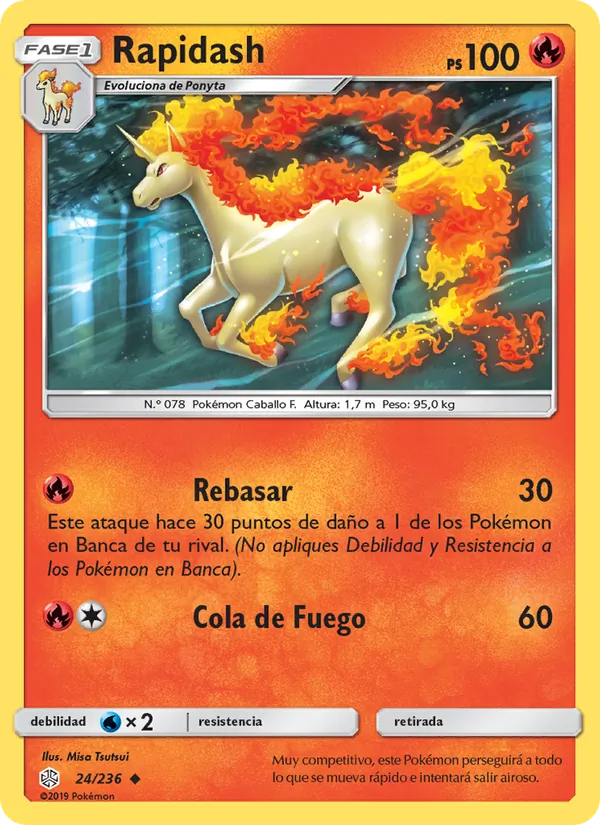Rapidash Eclipse Cósmico 24/236