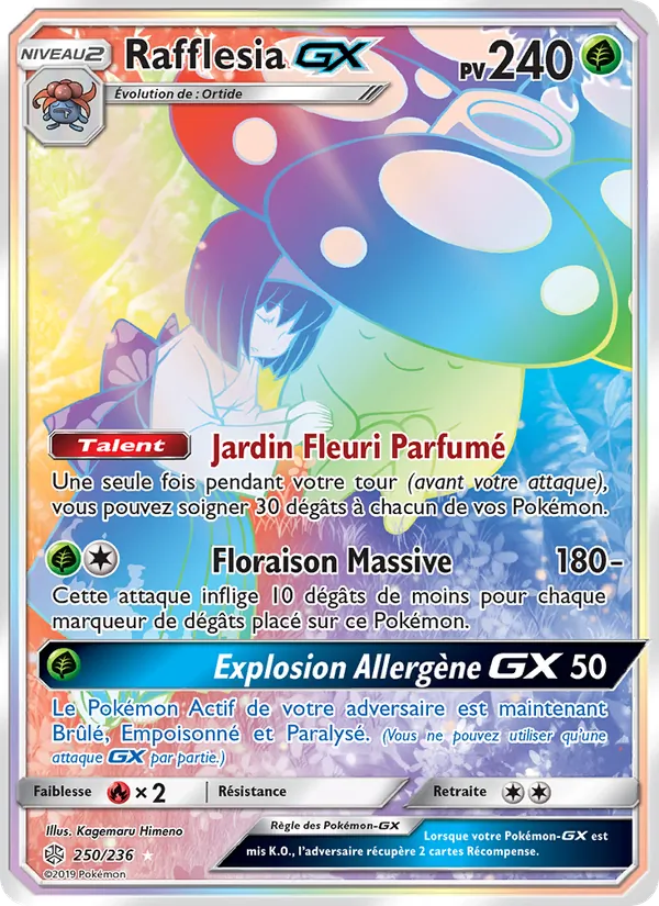 Rafflesia GX Éclipse Cosmique 250/236