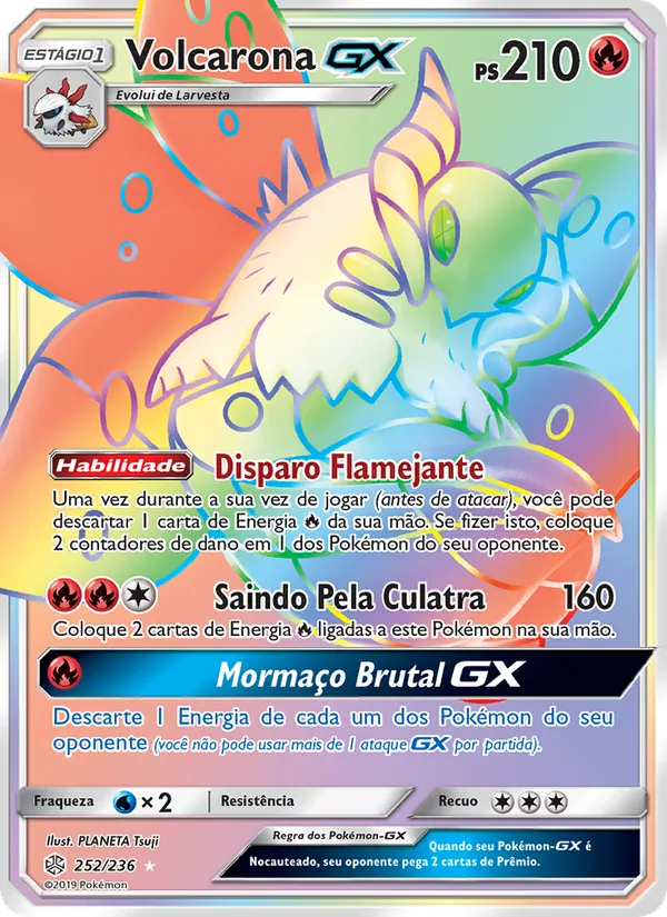 Volcarona GX Eclipse Cósmico 252/236