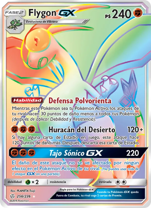 Flygon GX Eclipse Cósmico 256/236