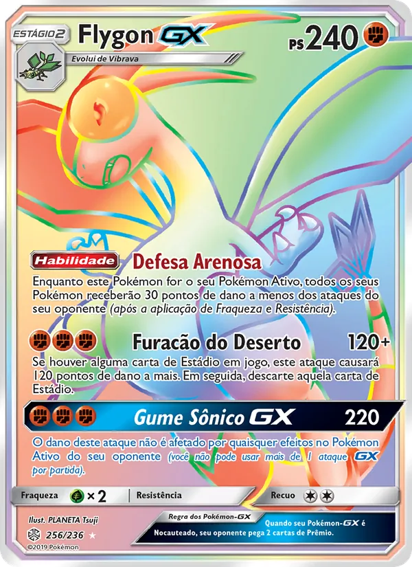 Flygon GX Eclipse Cósmico 256/236