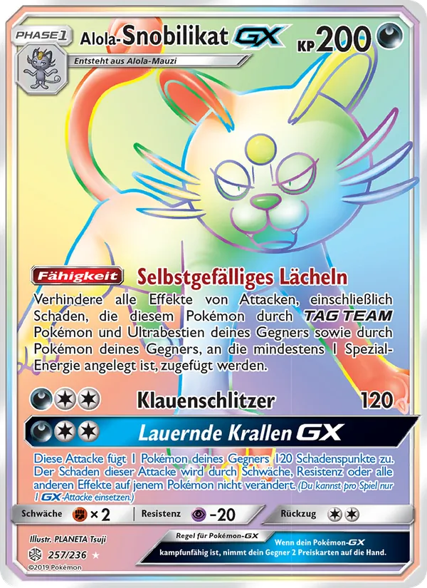 Alola-Snobilikat GX Welten im Wandel 257/236