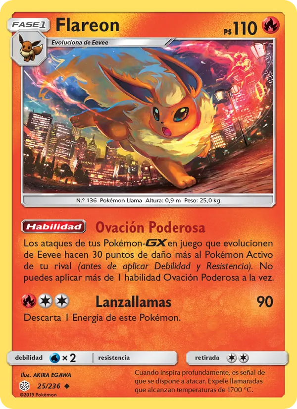 Flareon Eclipse Cósmico 25/236