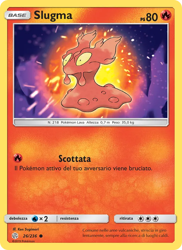 Slugma Eclissi Cosmica 26/236