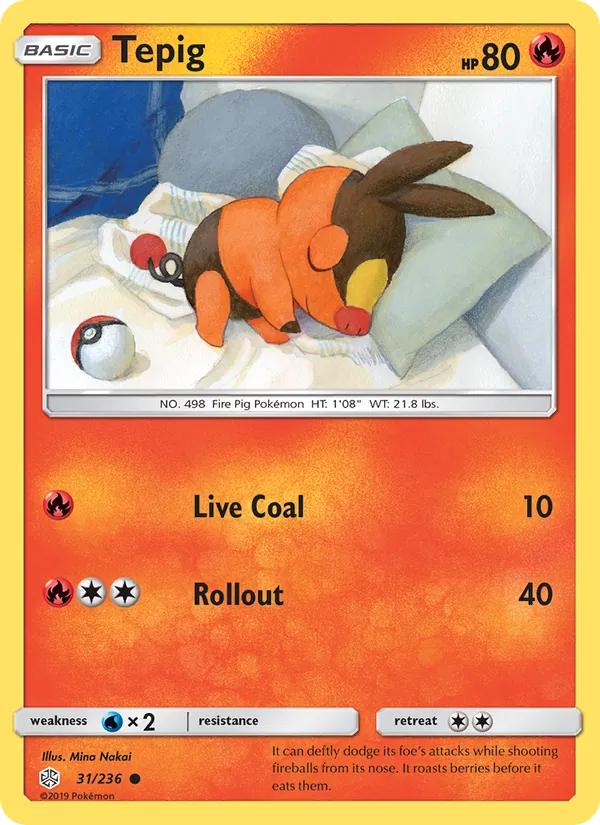 Tepig Cosmic Eclipse 31/236