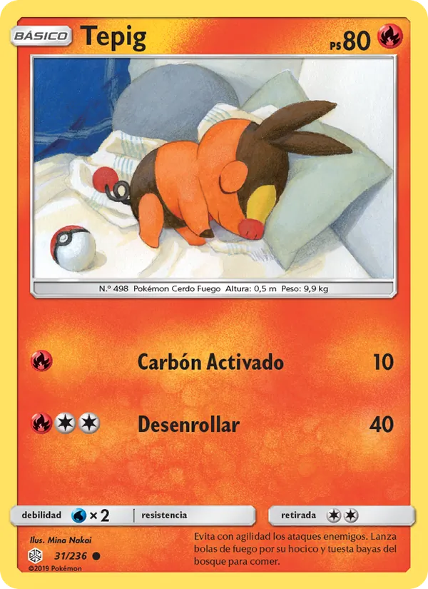 Tepig Eclipse Cósmico 31/236