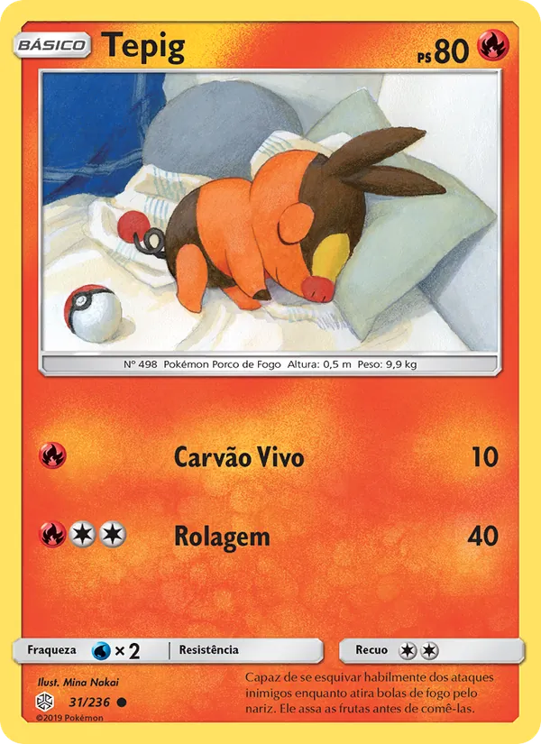 Tepig Eclipse Cósmico 31/236