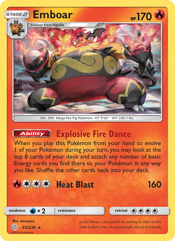 Emboar Cosmic Eclipse 33/236
