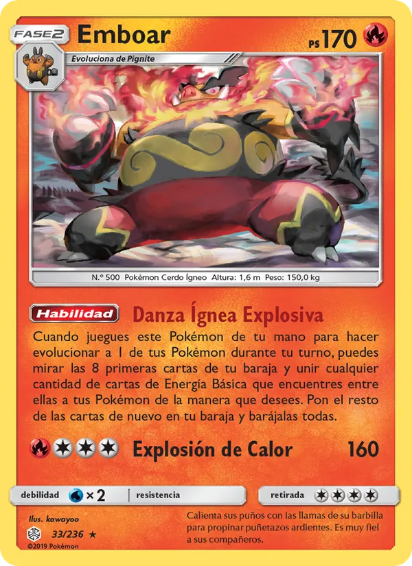 Emboar Eclipse Cósmico 33/236