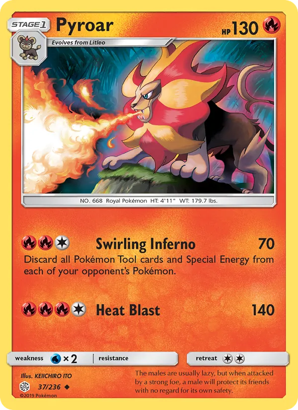 Pyroar Cosmic Eclipse 37/236