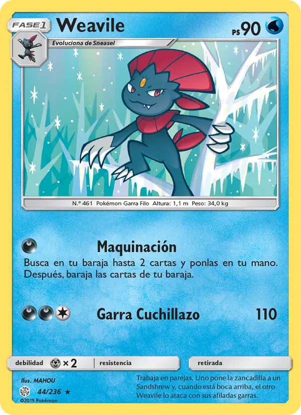Weavile Eclipse Cósmico 44/236