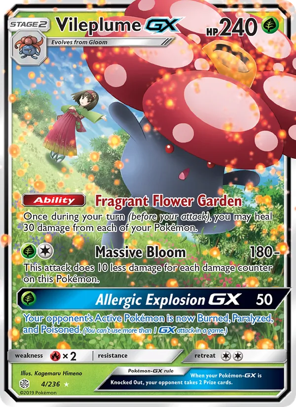 Vileplume GX Cosmic Eclipse 4/236