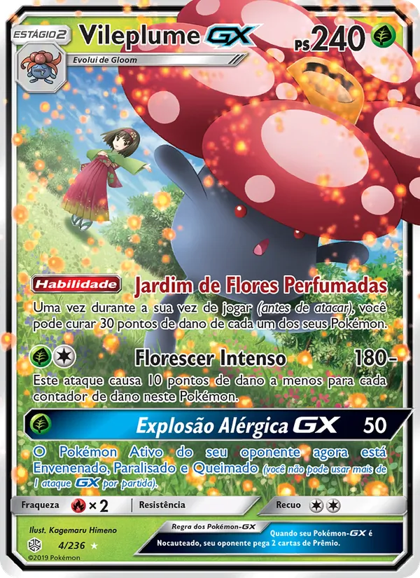 Vileplume GX Eclipse Cósmico 4/236