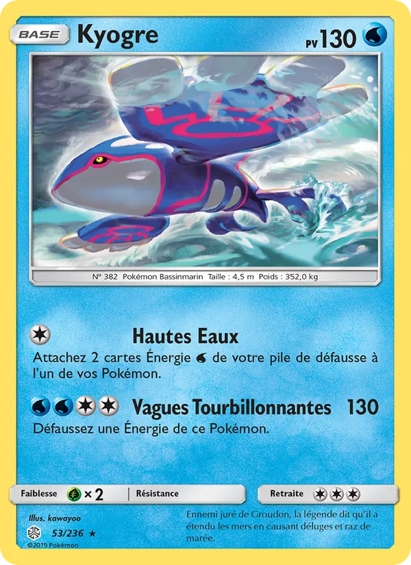 Kyogre Éclipse Cosmique 53/236