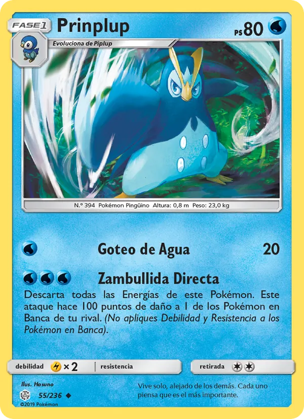 Prinplup Eclipse Cósmico 55/236