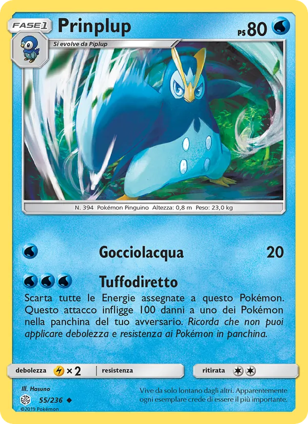 Prinplup Eclissi Cosmica 55/236