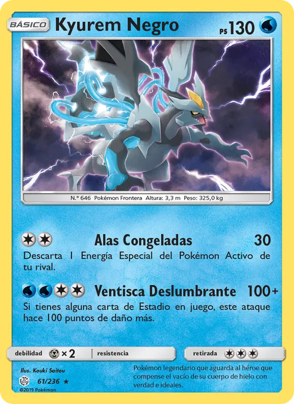 Kyurem Negro Eclipse Cósmico 61/236