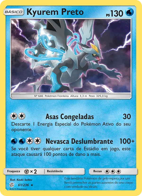 Kyurem Preto Eclipse Cósmico 61/236