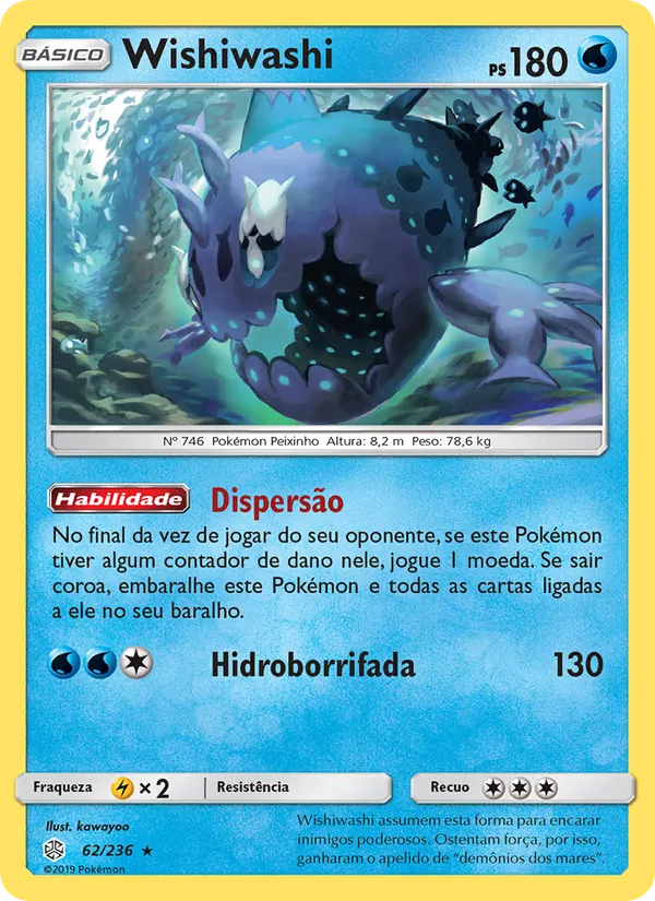 Wishiwashi Eclipse Cósmico 62/236