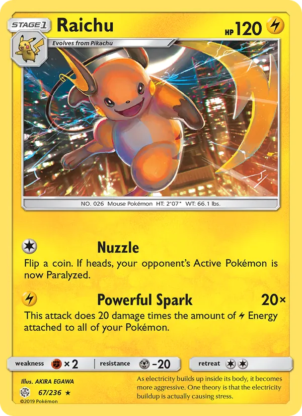 Raichu Cosmic Eclipse 67/236