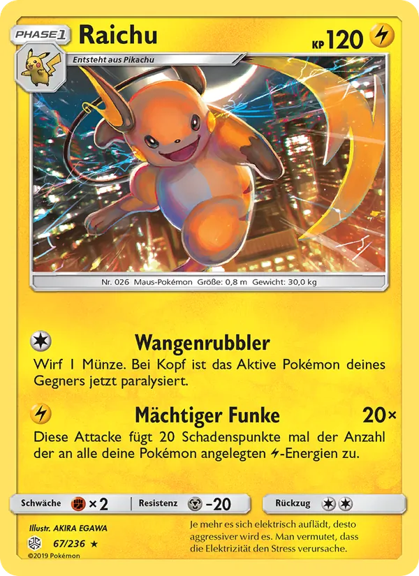 Raichu Welten im Wandel 67/236