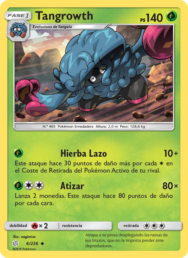 Tangrowth Eclipse Cósmico 6/236