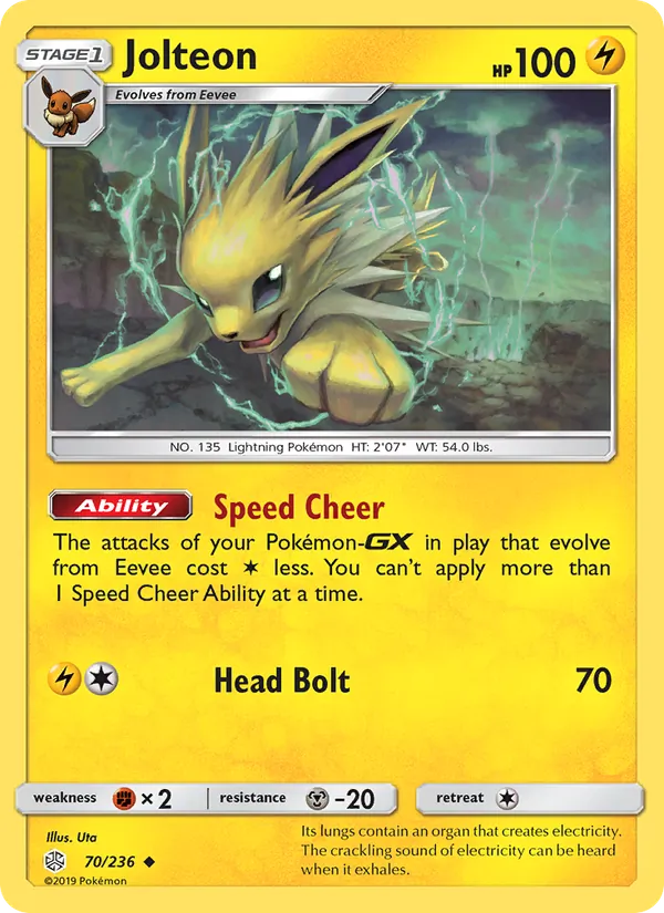 Jolteon Cosmic Eclipse 70/236
