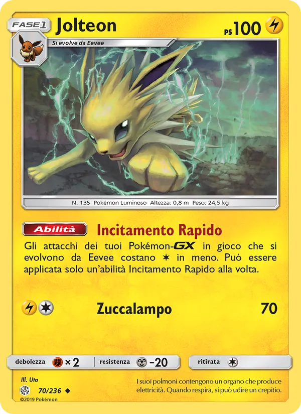 Jolteon Eclissi Cosmica 70/236